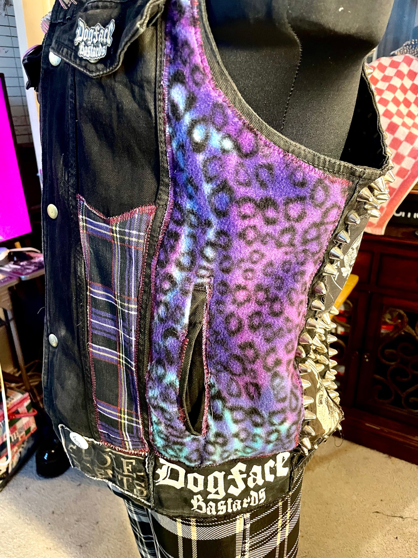 Custom Poppa JoNo Creations Punk Vest