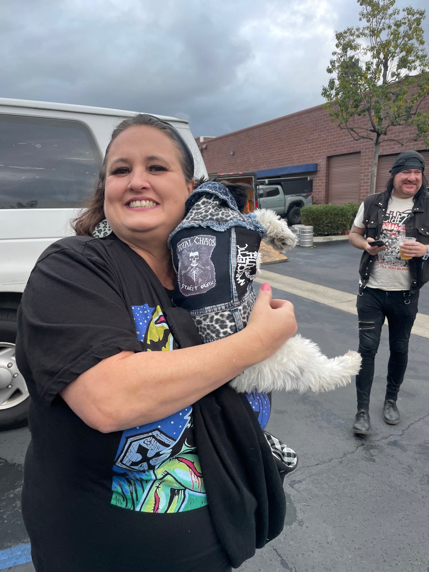 Custom Poppa JoNo Creations dog vest