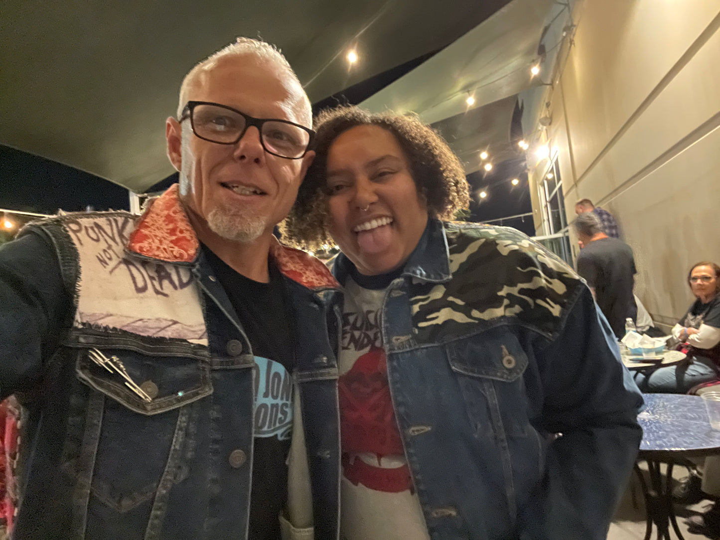 Custom Poppa JoNo Creations Denim Punk Jacket