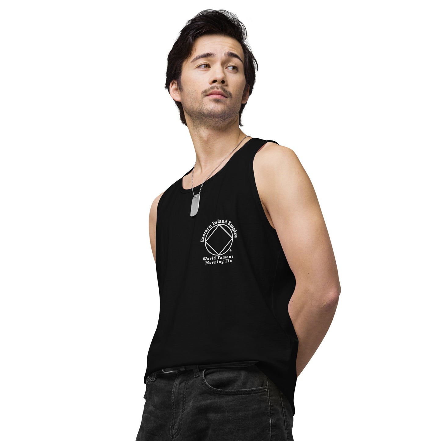 Morning Fix Men’s premium tank top