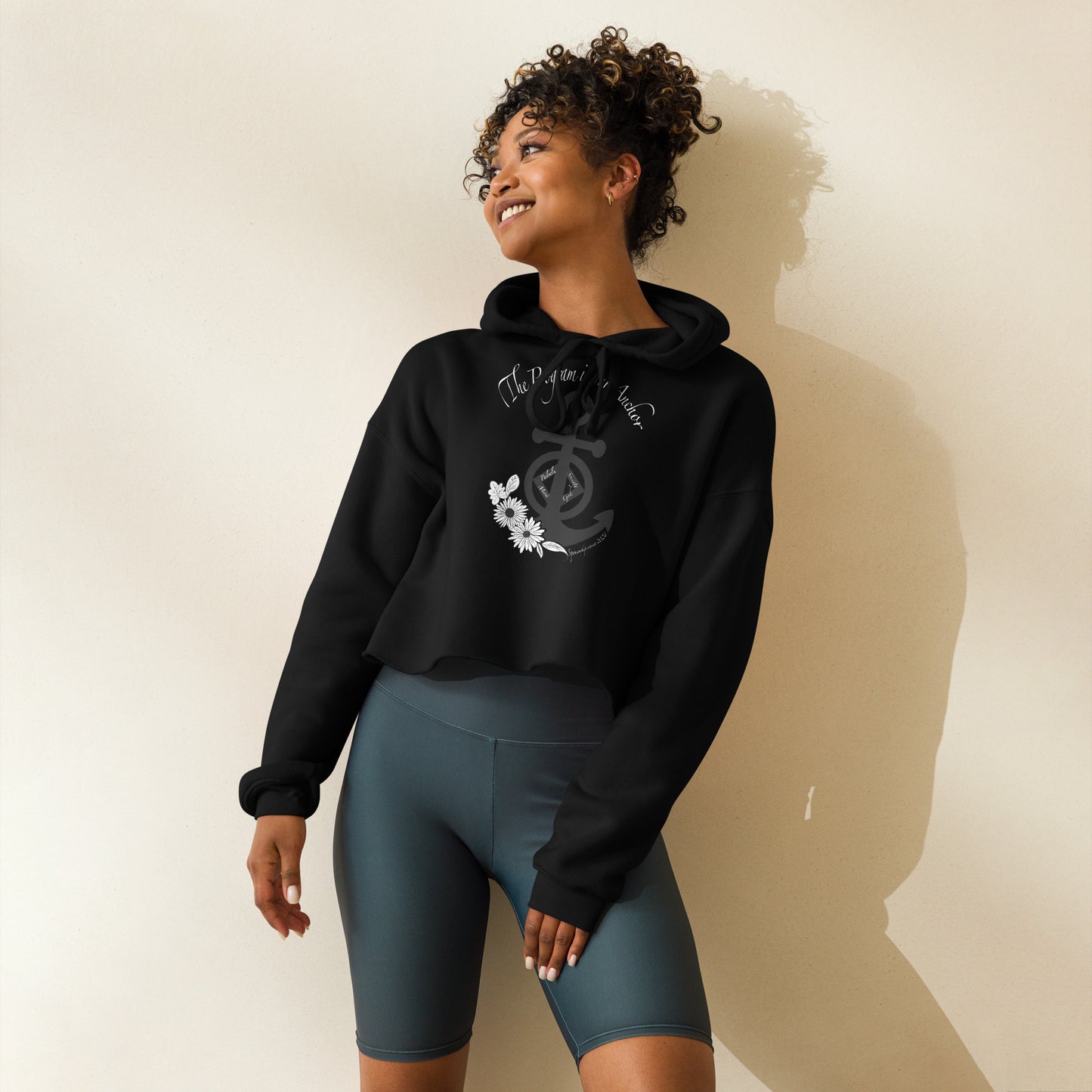 2024 the program is our anchor retreat Crop Hoodie