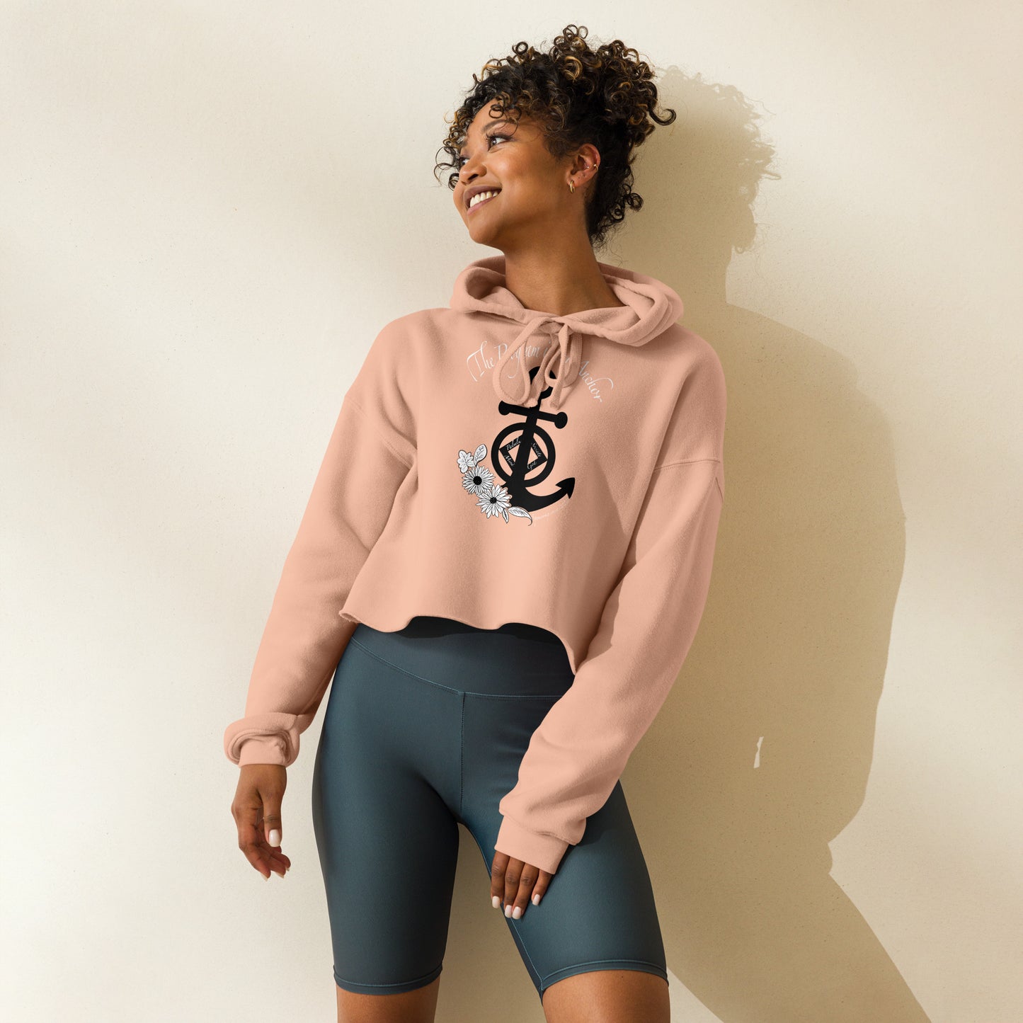 2024 the program is our anchor retreat Crop Hoodie