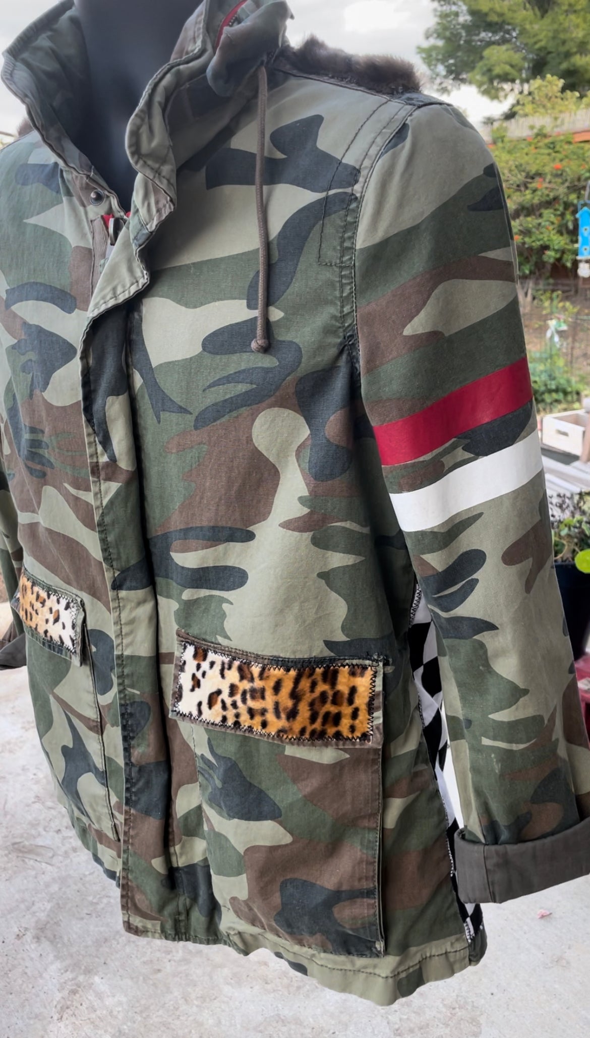 Custom Poppa JoNo Creations up cycle Punk Jacket