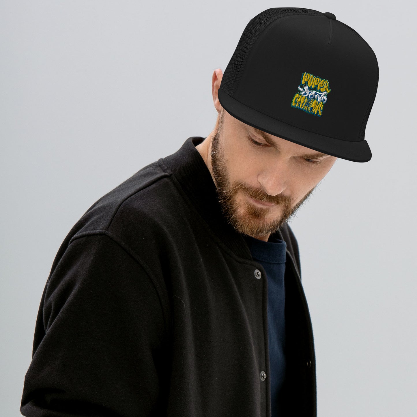 Change Is Possible Poppa JoNo Creations Embroidered Trucker Cap