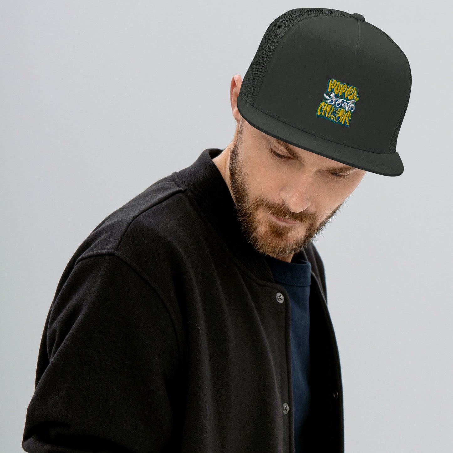 Change Is Possible Poppa JoNo Creations Embroidered Trucker Cap
