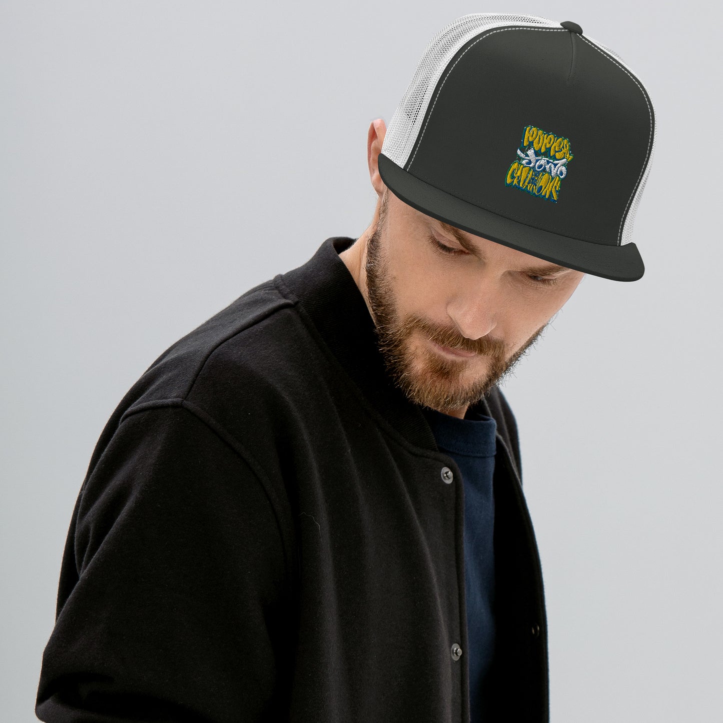 Change Is Possible Poppa JoNo Creations Embroidered Trucker Cap