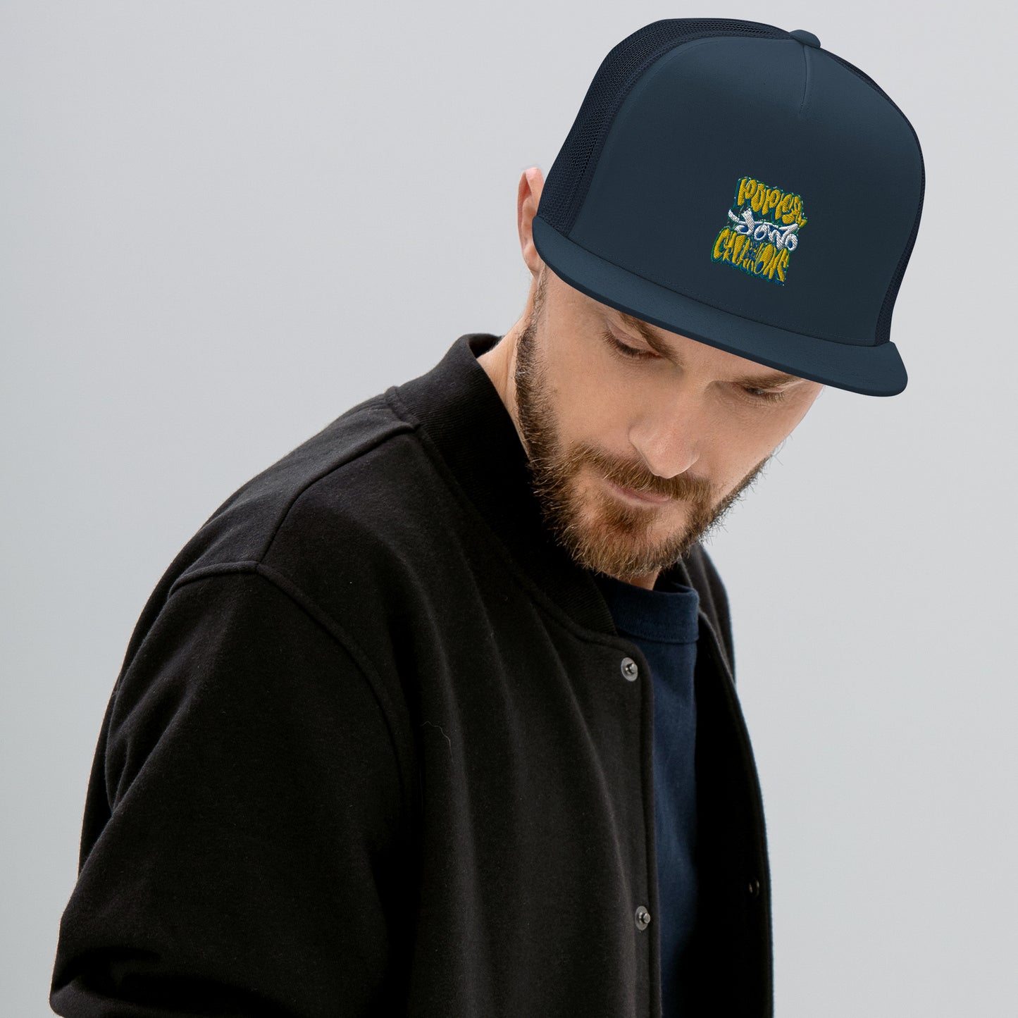 Change Is Possible Poppa JoNo Creations Embroidered Trucker Cap