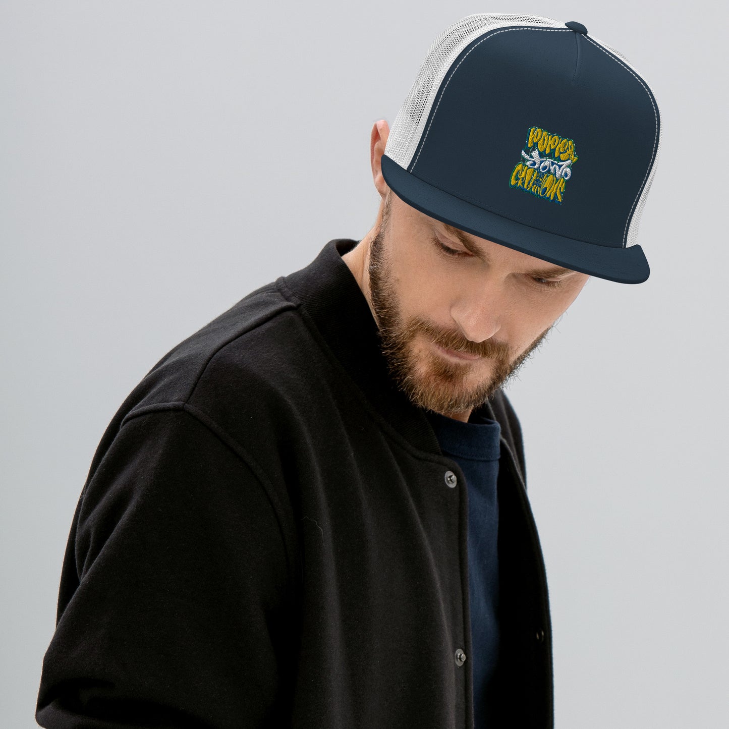 Change Is Possible Poppa JoNo Creations Embroidered Trucker Cap