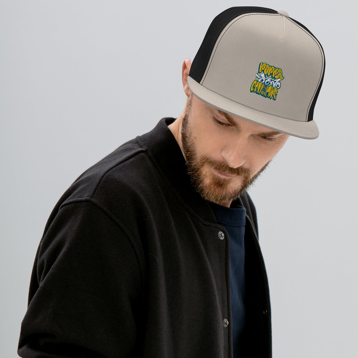 Change Is Possible Poppa JoNo Creations Embroidered Trucker Cap
