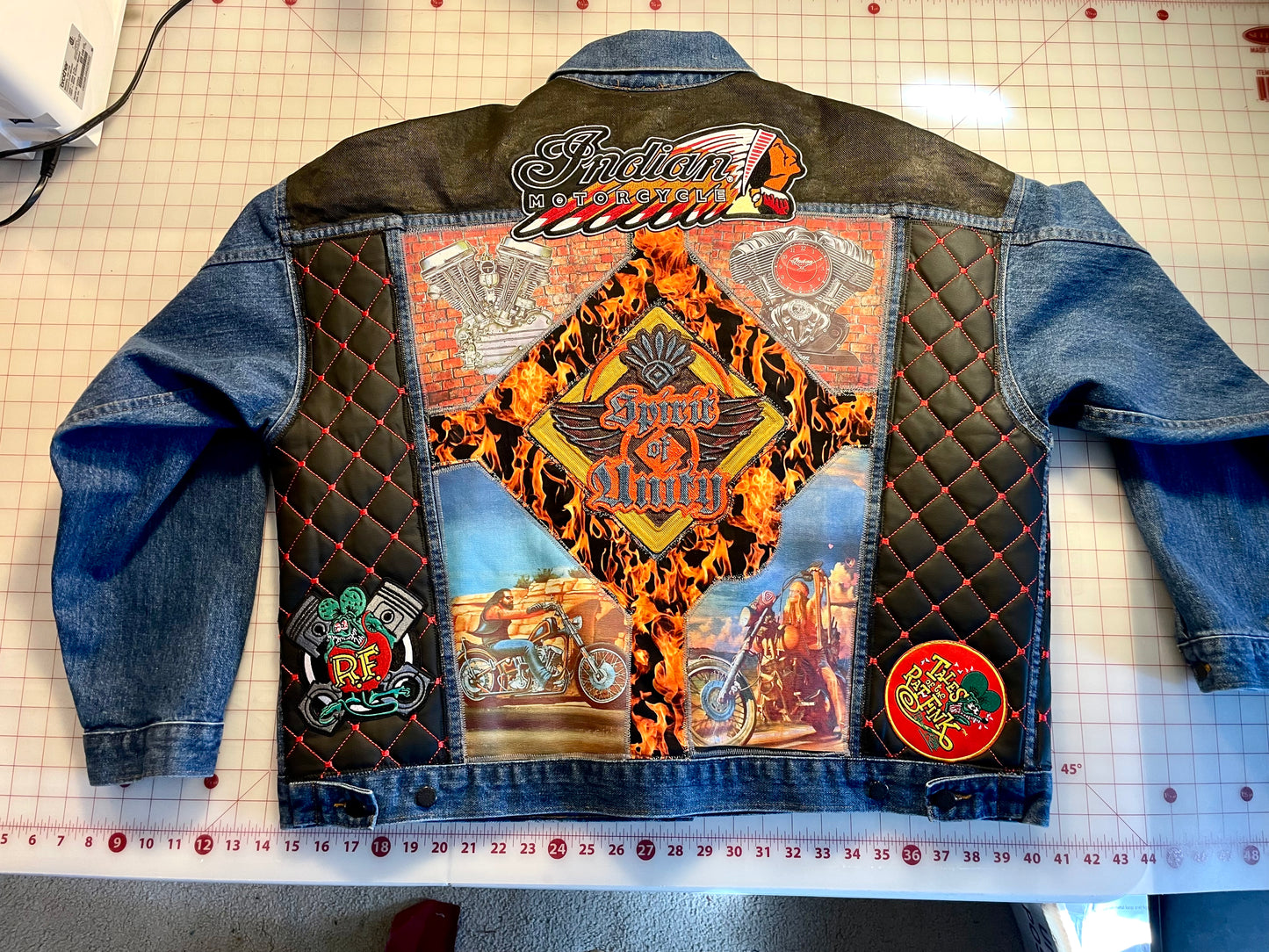 Recovery Biker Jacket Poppa JoNo Creations