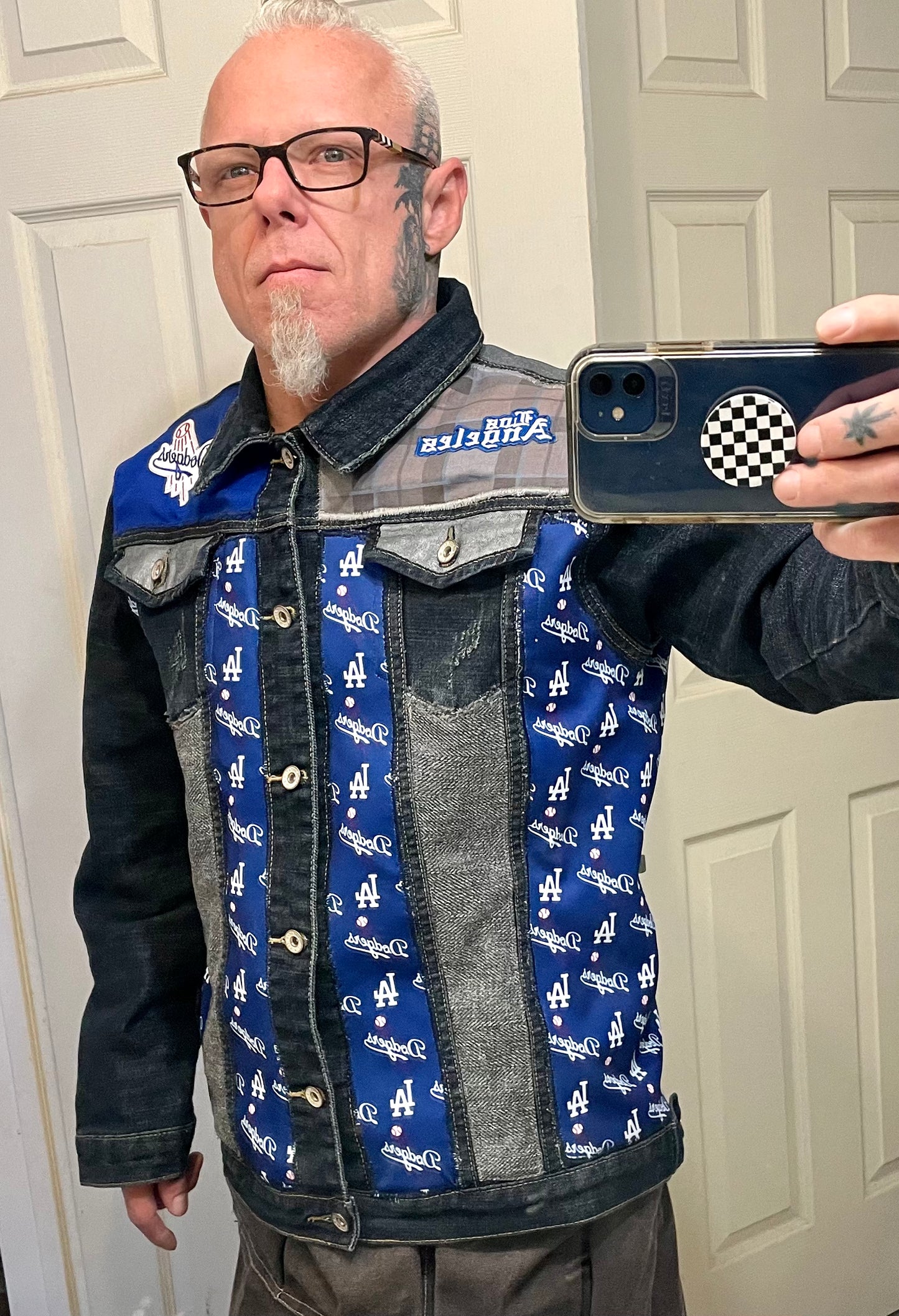 SOLD!!! Custom Los Angeles Dodgers Jacket Poppa JoNo Creations