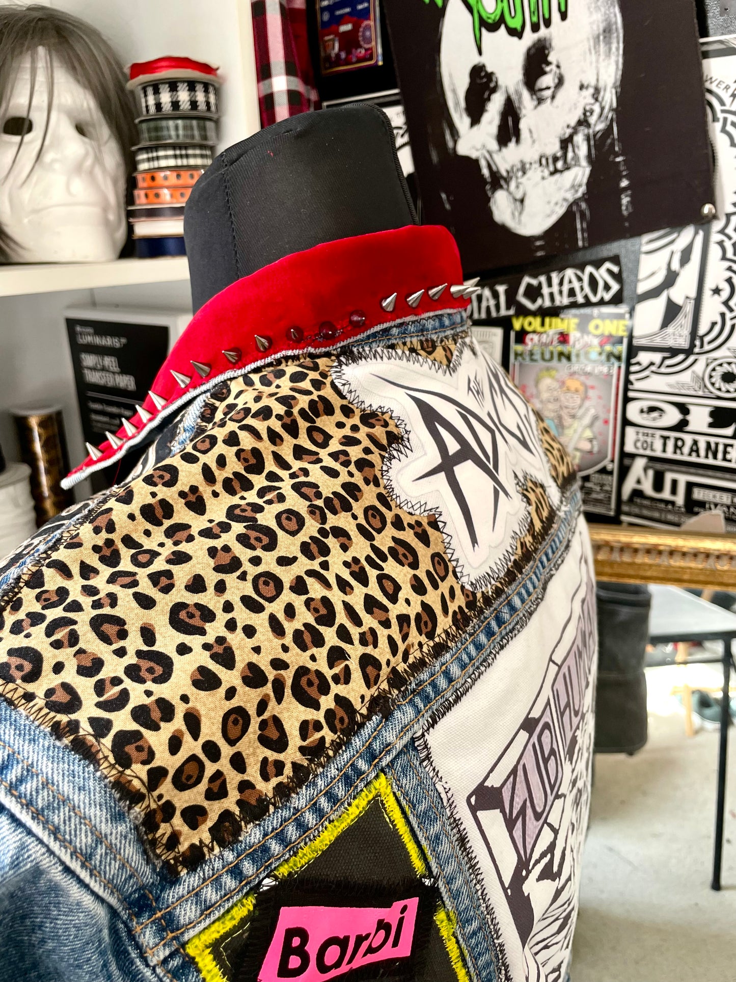 Custom Poppa JoNo Creations Denim Punk Jacket