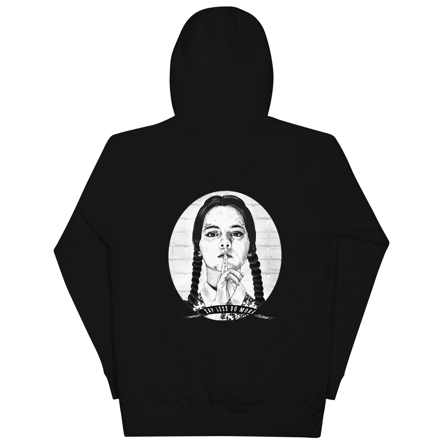 Wednesday STFU Silence Poppa JoNo Creations Unisex Hoodie