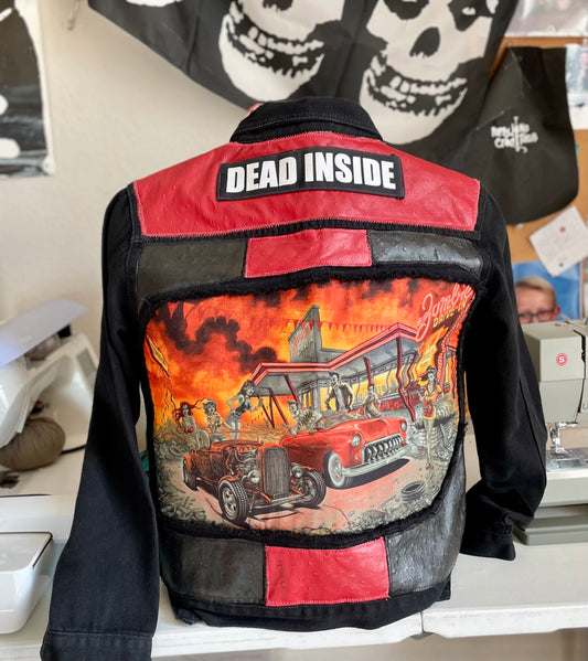 Dead Inside Zombie Poppa JoNo Creations Jacket